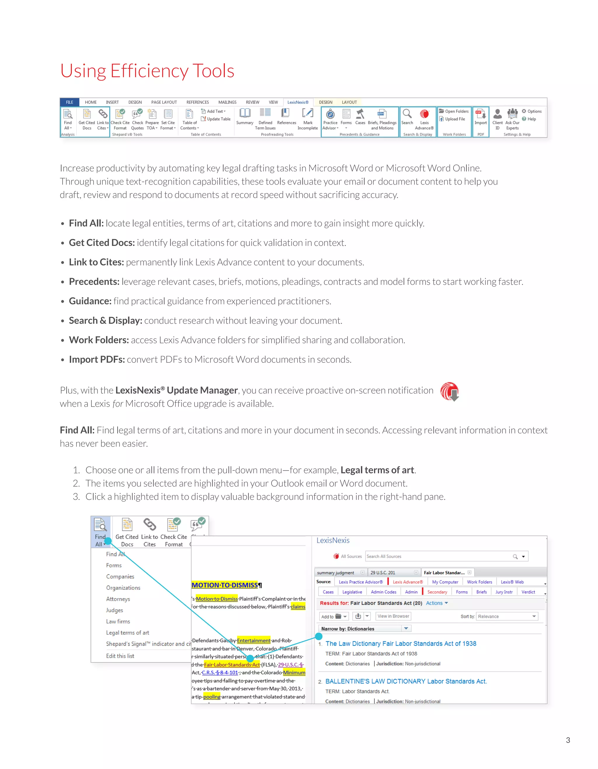 Lexis for Microsoft Office Overview Brochure PDF