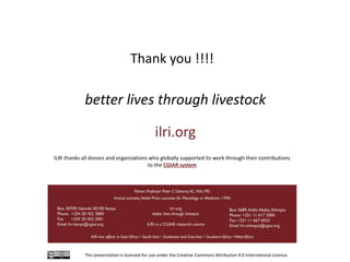 LMP process and its support for the incorporation of livestock in NAIPs
