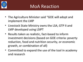 Livestock Master Plan: Roadmaps for Growth and Transformation (2015-2020)