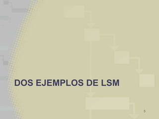 DOS EJEMPLOS DE LSM

                      5
 