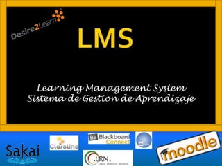 Learning Management System
Sistema de Gestion de Aprendizaje
 