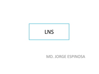 LNS
MD. JORGE ESPINOSA
 