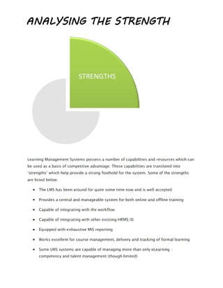 ANALYSING THE STRENGTH
 