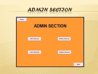 ADMIN SECTION
 