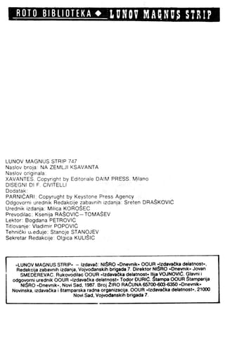 Lms   747 - mister no - na zemlji ksavanta