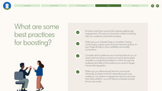 Sample Professional Boosting Posts Boosting Linkeding Posts - Starter Guide | PDF