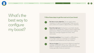 Sample Professional Boosting Posts Boosting Linkeding Posts - Starter Guide | PDF