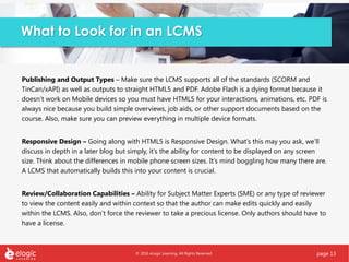 LMS 101: LMS vs. LCMS | PPT