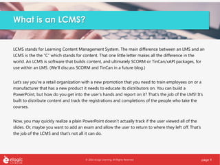 Lms 101 Lms Vs Lcms Ppt Lms 101 Lms Vs Lcms Ppt