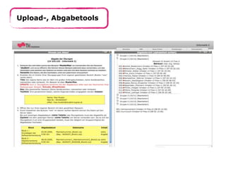 Upload-, Abgabetools

 