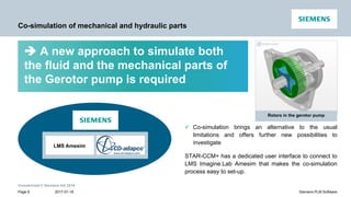 LMS Imagine.Lab Amesim/STAR-CCM+ co-simulation: solid stress analysis ...