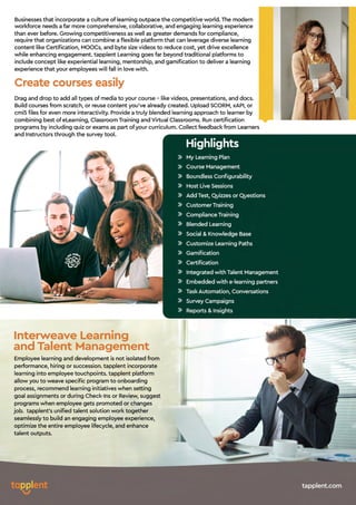 Lms Program Poster LMS Brochure| Best Lms Software In India | PDF