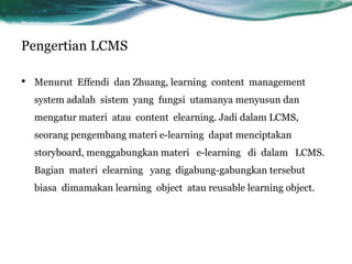 LMS dan LCMS wily | PPTX