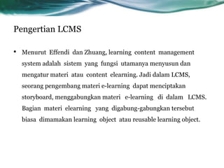 Perbedaan lms dan lcms adalah