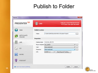 Publish to Folder




38
 