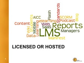 LICENSED OR HOSTED

9
 