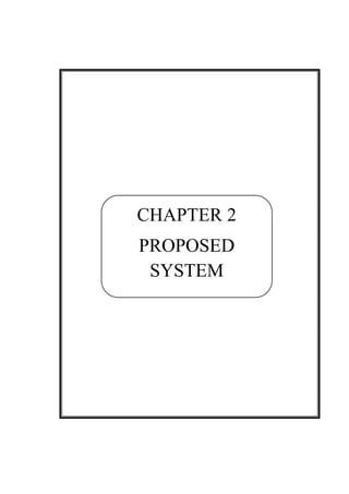 ––
CHAPTER 2
PROPOSED
SYSTEM
 