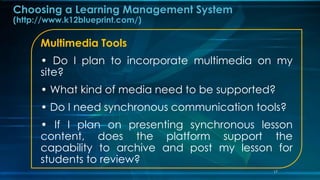 Organizing Media In A Learning Management System Learning Management System (LMS) | PDF