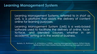 Learning Management System (LMS) | PDF
