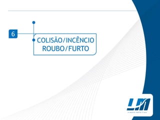6
    COLISÃO/INCÊNCIO
     ROUBO/FURTO
 