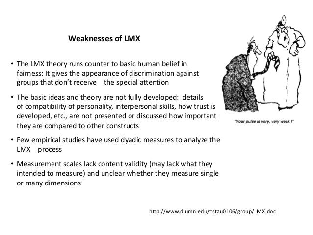 weaknesses as a leader