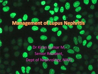 Dr Kiran Kumar M,
Senior Resident,
Dept of Nephrology, NIMS
 