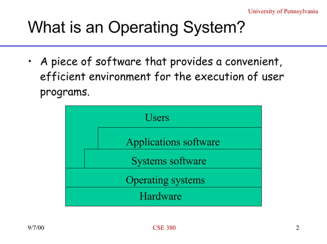 CSE 370 - Introduction to Operating Systems | PPT