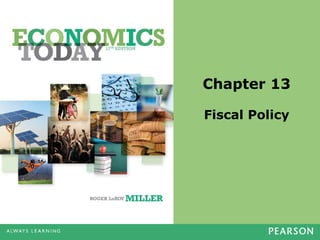 Chapter 13
Fiscal Policy
 