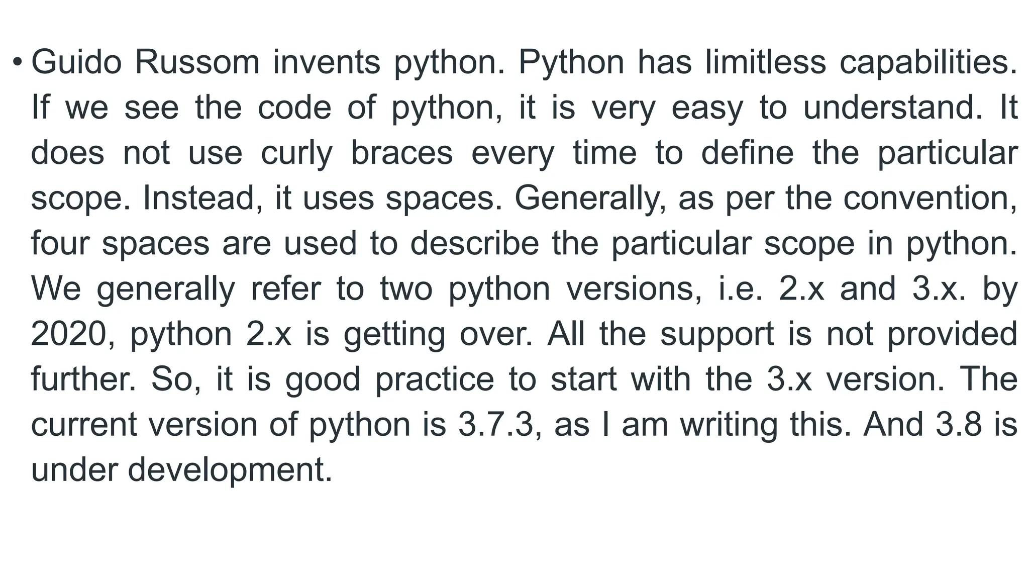 Python.pptx | Programming Languages | Computing