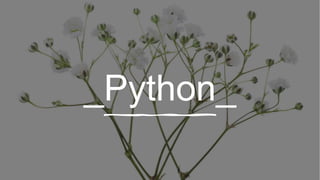 _Python_
 