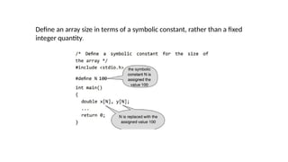 Culomn Array LN 3 PPT 1.pptx, arrays, rows and column | PPTX