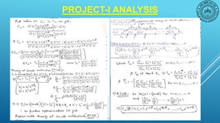 PROJECT-I ANALYSIS
 