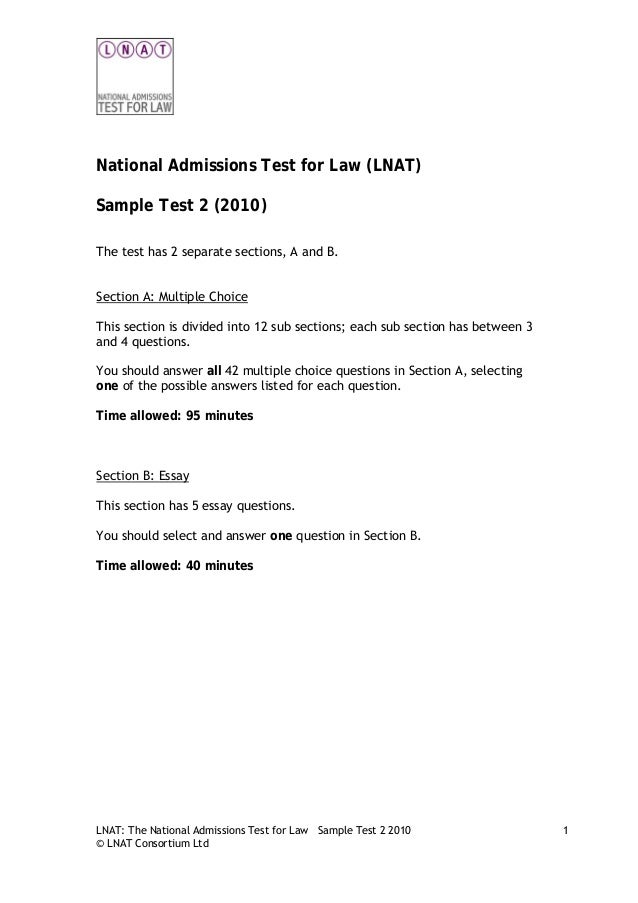 Lnat essay help