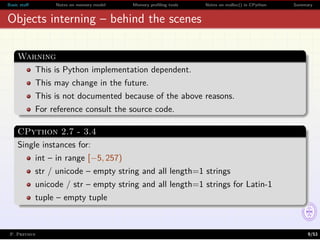 Everything You Always Wanted to Know About Memory in Python - But Were ...