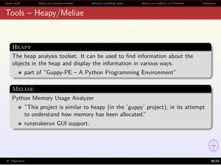 Everything You Always Wanted to Know About Memory in Python - But Were ...