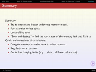 Everything You Always Wanted to Know About Memory in Python - But Were ...