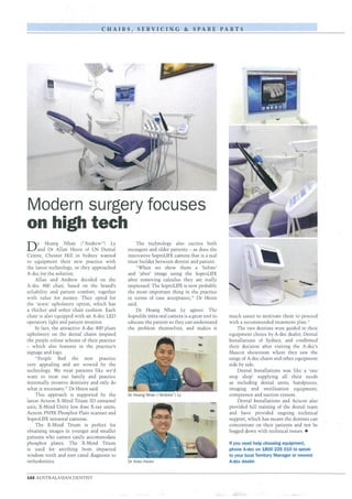 Modern Surgery focuses on high tech