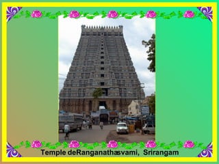 Temple deRanganathasvami,  Srirangam 