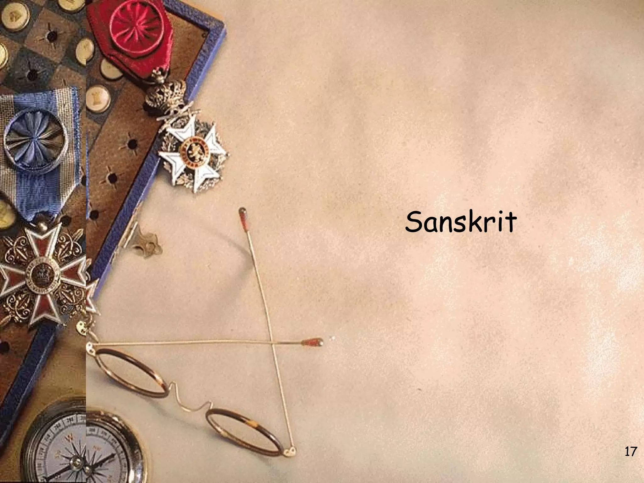 Sanskrit
17
 