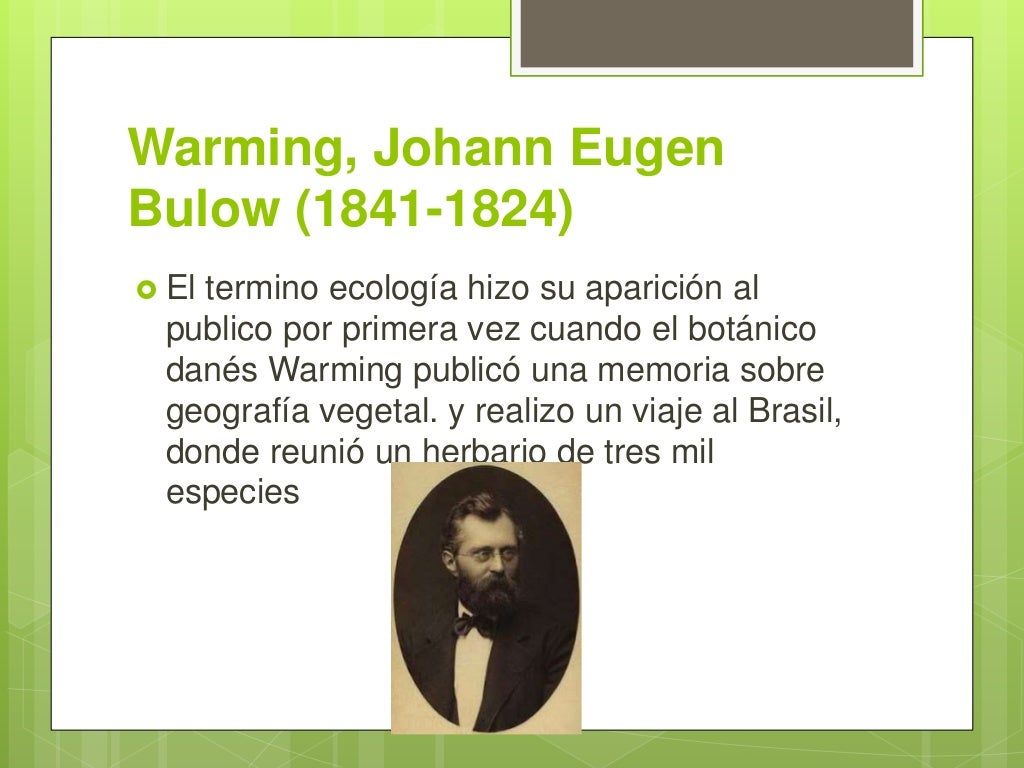 Línea del tiempo de la ecología (1)