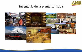 Inventario de la planta turística
 