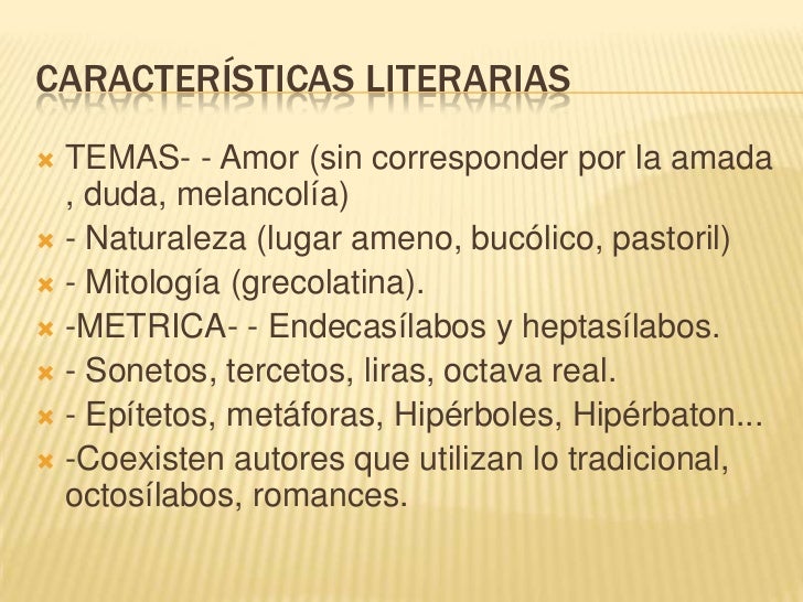 movimientos literarios