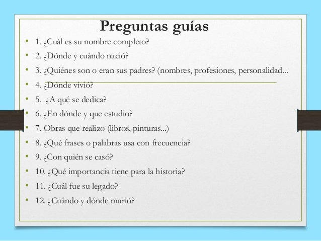 Línea de tiempo y biografia