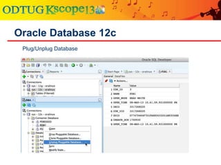 Oracle Database 12c
Plug/Unplug Database
 