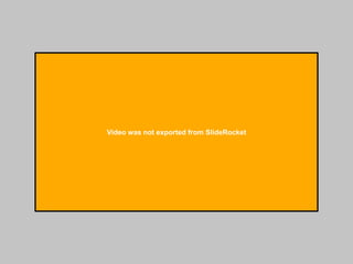 Video was not exported from SlideRocket
 