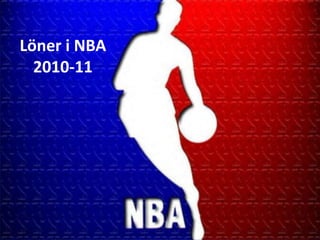 Löner i NBA 2010-11 