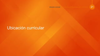 Ubicación curricular
Ubicación curricular | Infraestructura de Tecnologías de la Información 21
 