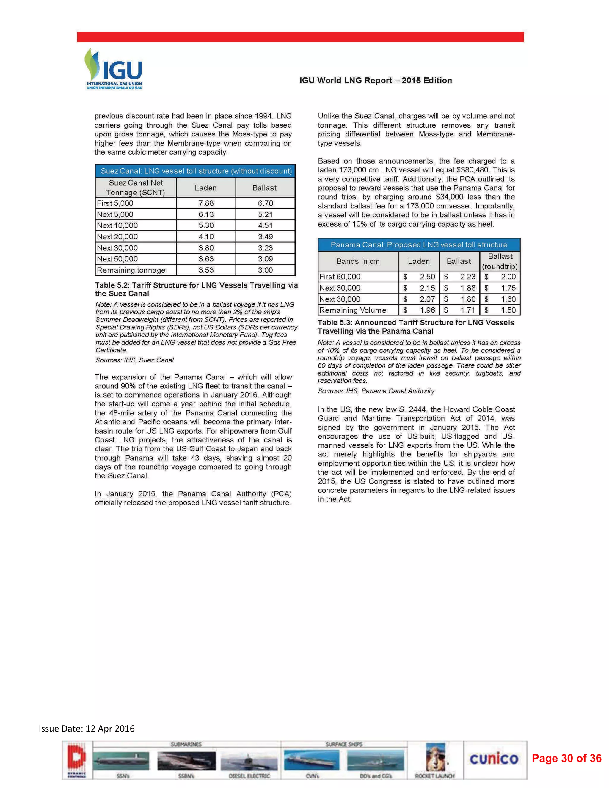  
Issue Date: 12 Apr 2016 
Page 30 of 36
 
