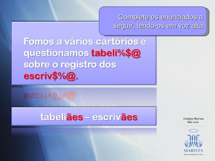 Estudo dos substantivos Estudo dos substantivos