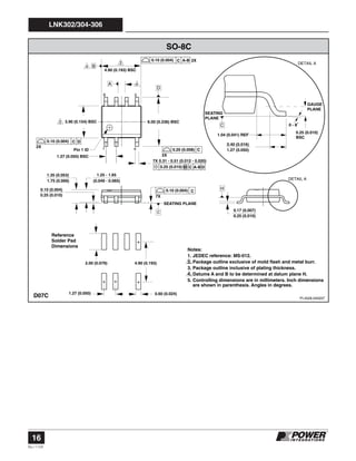 5 PCS LNK302PN DIP-7 LNK302 Energy-Effi cient Off-Line Switcher IC 5 PCS LNK302PN DIP-7 LNK302 Energy-Effi cient Off-Line Switcher IC